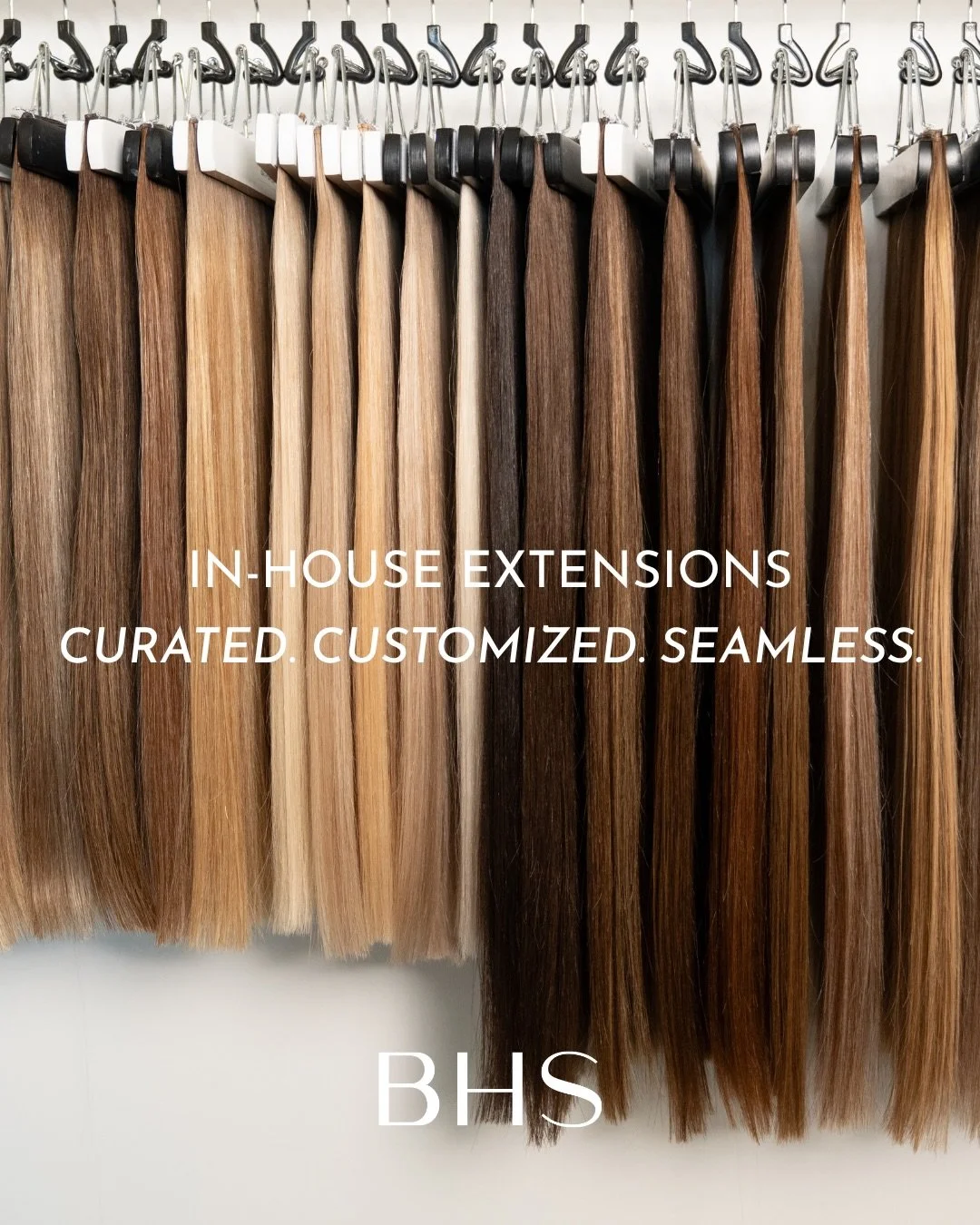 Thinking about extensions? At BHS, you can get them installed the same day as your consult ✨

No more multiple appointments and waiting for your hair to arrive after. With our in-house extension line, we stock everything right in the salon, so there&