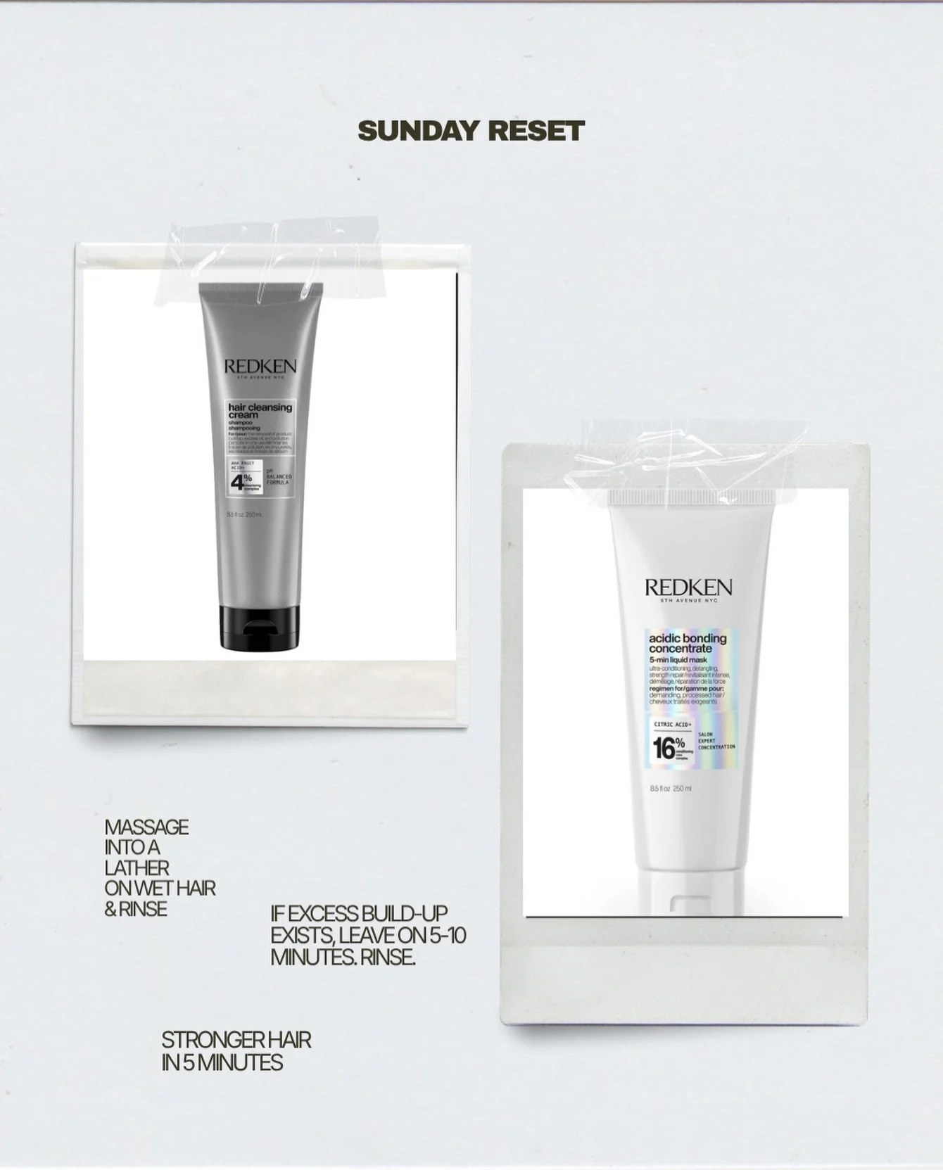 What better way to spend a rainy Sunday than setting your hair up for the week?

Think of clarifying products like @redken Cleansing Cream as the makeup remover of your haircare routine. You wouldn&rsquo;t take off your makeup and skip cleansing your