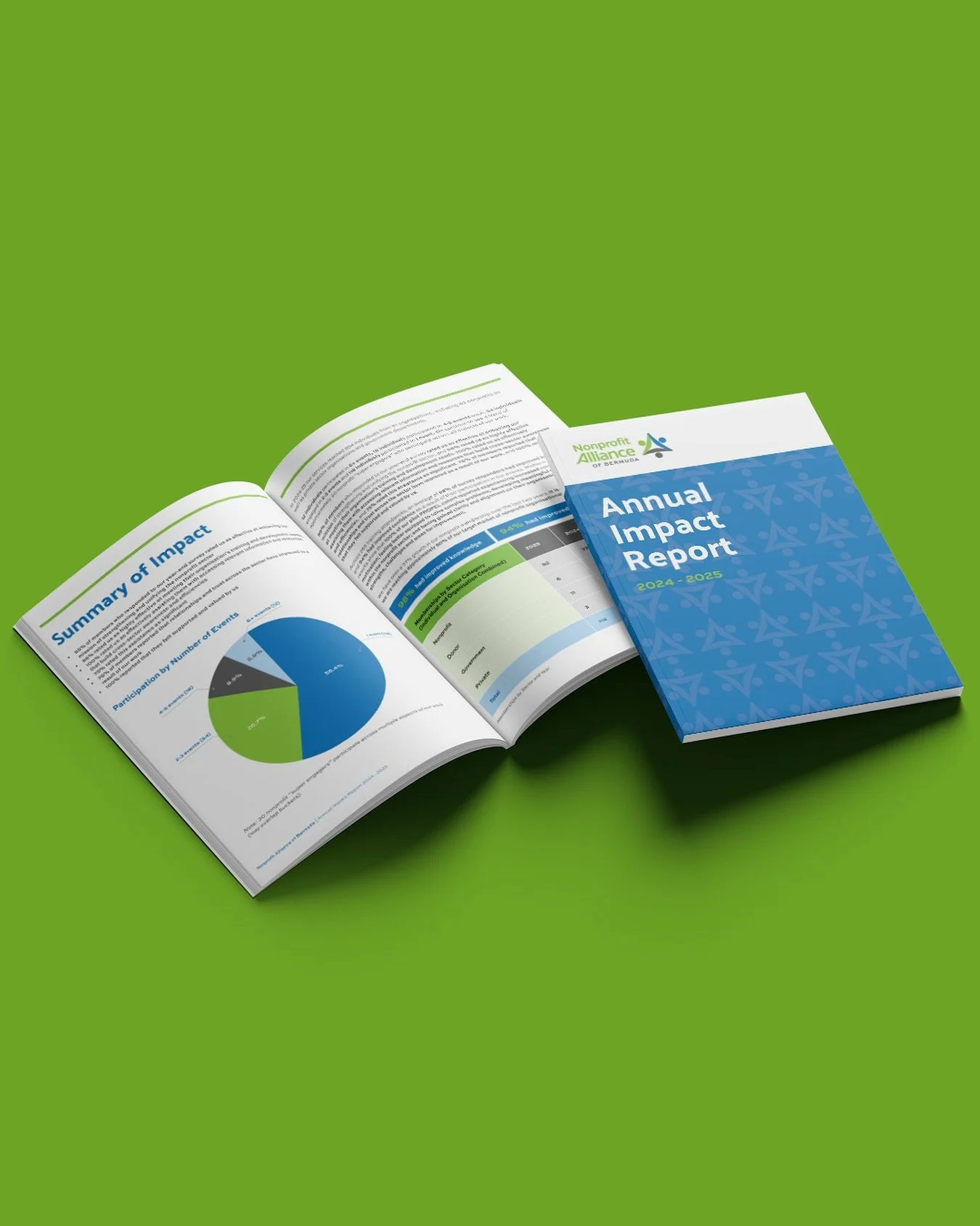 Strengthening Bermuda&rsquo;s nonprofit community, one story at a time.💙 For the second year in a row, Strata-G partnered with the @nonprofitallianceofbermuda to design their Annual Impact Report: a publication that celebrates the organisations, lea