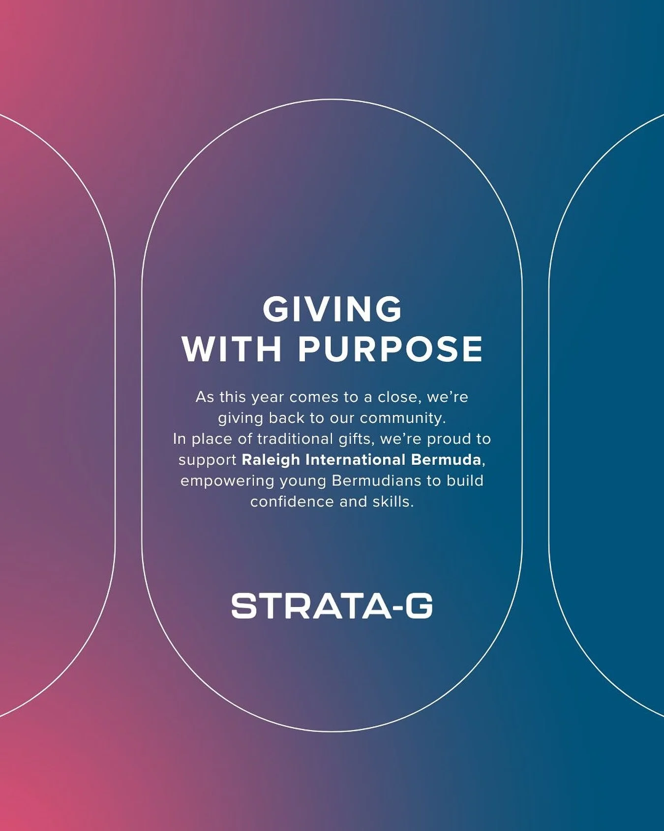 This year, in place of traditional holiday gifts, we&rsquo;ve chosen to make a meaningful donation to @raleighbermuda &mdash; supporting a programme that empowers young Bermudians to build confidence, resilience, and skills for life.

Raleigh uses ex