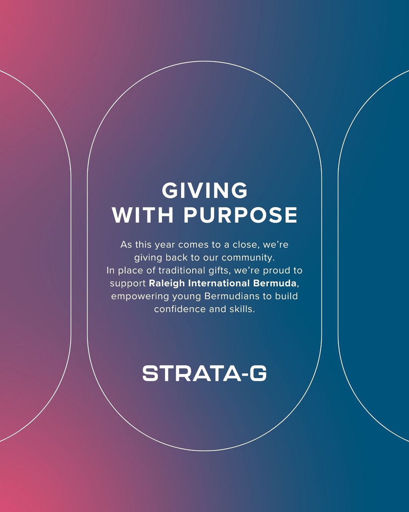 This year, in place of traditional holiday gifts, we&rsquo;ve chosen to make a meaningful donation to @raleighbermuda &mdash; supporting a programme that empowers young Bermudians to build confidence, resilience, and skills for life.

Raleigh uses ex