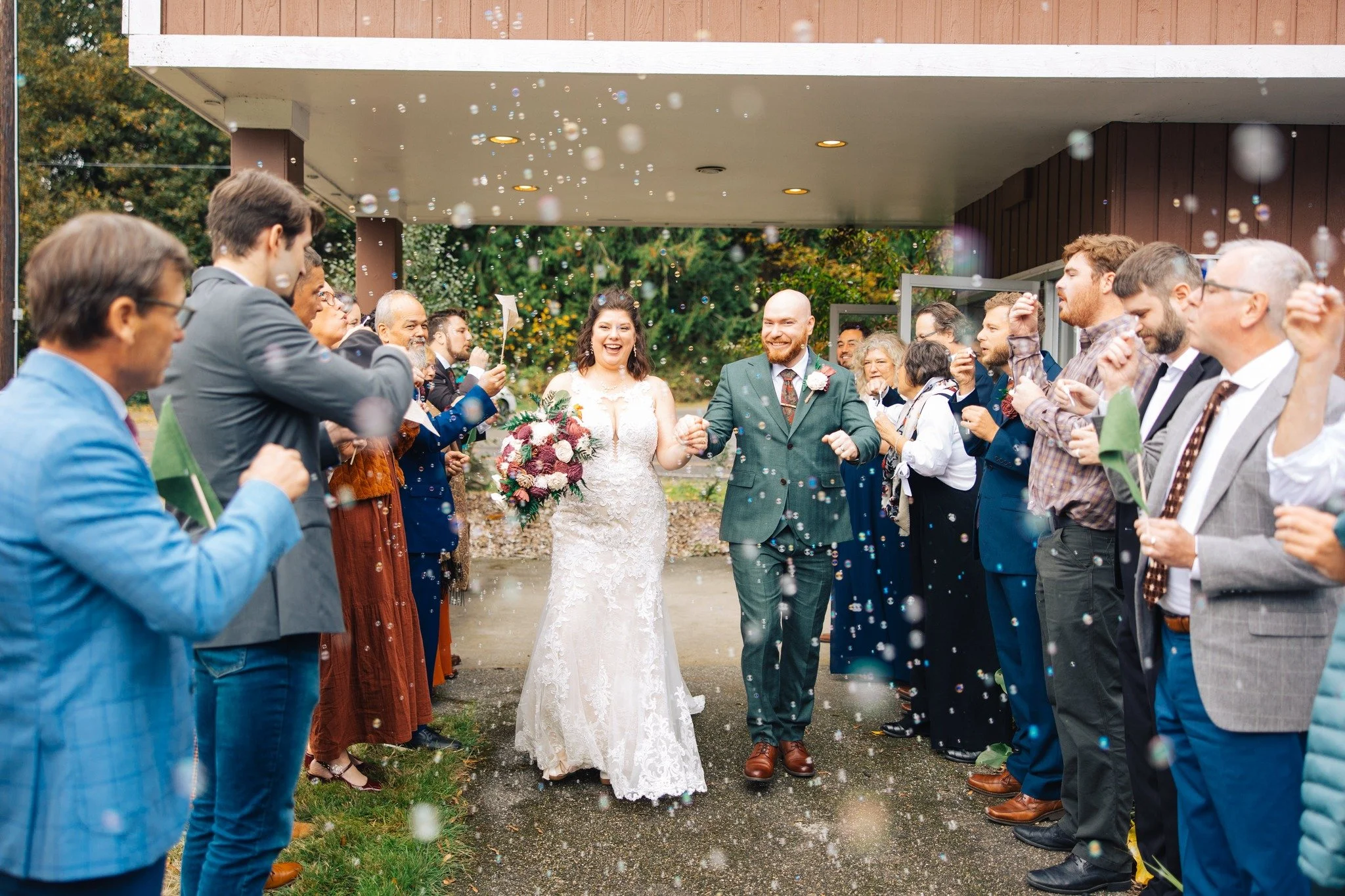 Love is in the air...and so are the bubbles!

There&rsquo;s something truly magical about that just-married moment.  The joy spills over, laughter echoes, and every guest becomes part of the celebration. This beautiful exit by Madeleine and Mathew fr