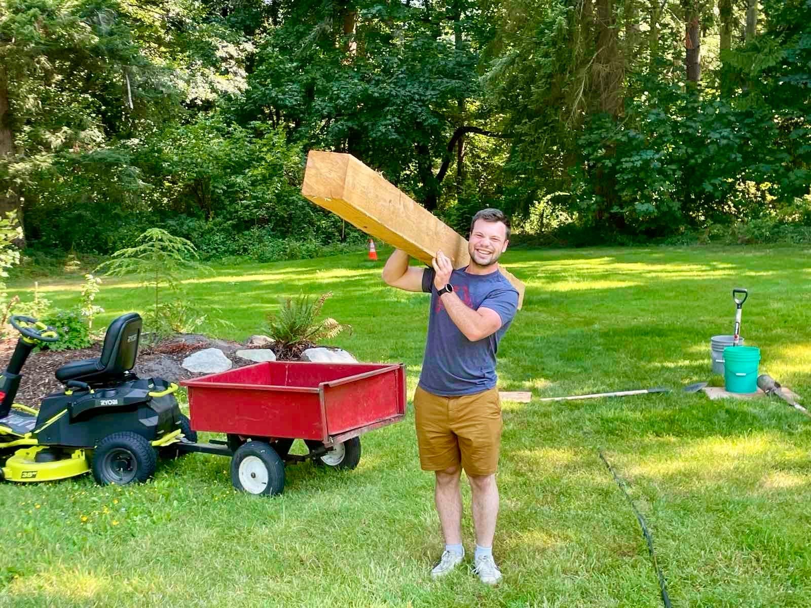 From hauling cedar posts on Whidbey Island to serving our country in uniform &mdash; this is Cole, Paul's nephew, and he's family. Cole helped build our Arbor Grove by hand with cedar that we milled right here in the neighborhood. We couldn't be more