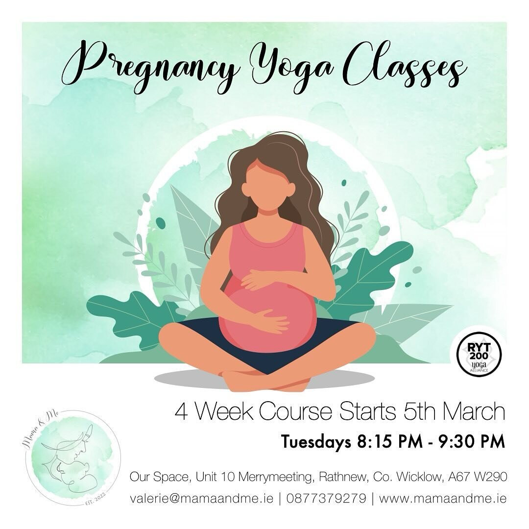 How is it March already? Not that yesterdays weather would have you believe it ⛄️ ❄️ 
Pregnancy yoga continues on Tuesday with our next 4 week course at 8.15pm. We will be exploring breathwork to focus and calm our mind, stretching out achy pregnant 