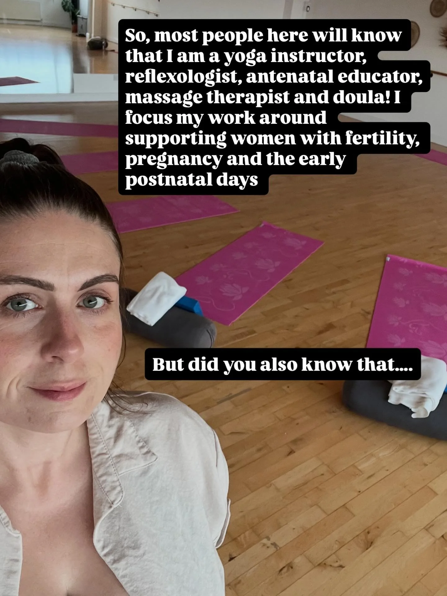 I thought I needed to do a little post for the grid as to the &ldquo;why&rdquo; I do what I do! And what brought me here.

Initially I began with baby massage courses because I had two little people and where I was living had no mum and baby classes.
