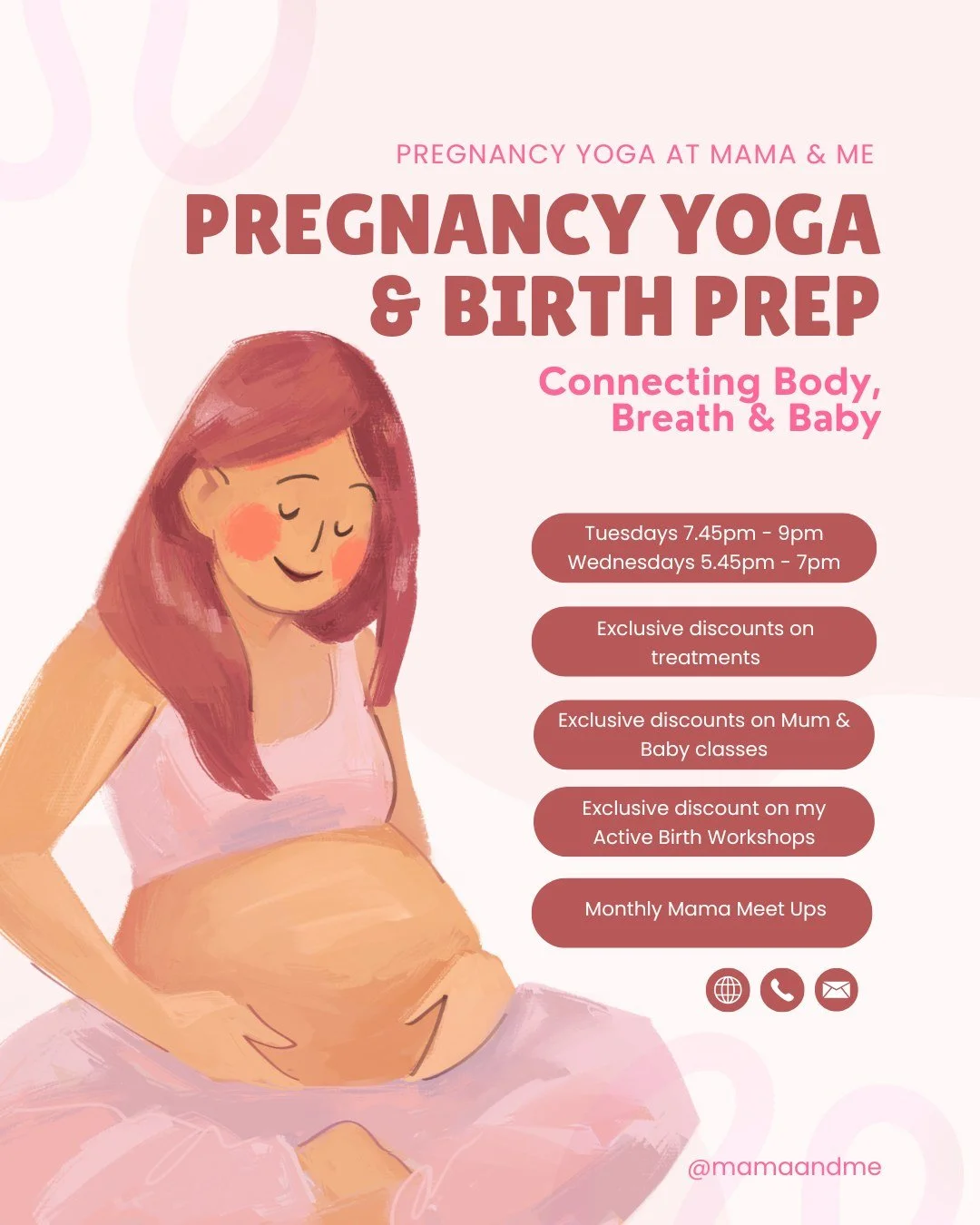 Comfortable class group sizes (max 12), in the beautiful, spacious studio that is @ourspace. All you need to bring is yourself and a bottle of water. All mats and props are provided. 
Classes can be purchased on a course or drop in basis (where space