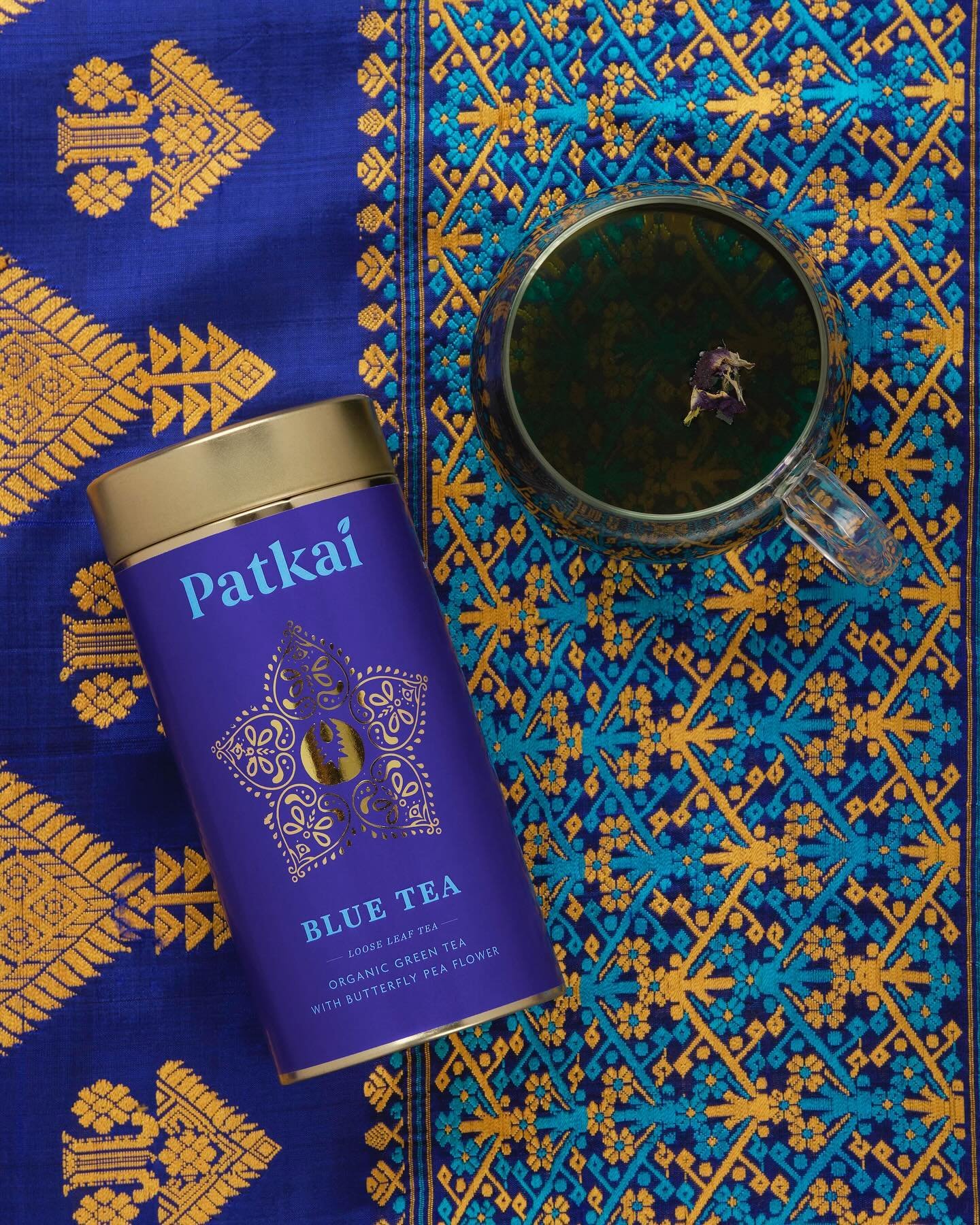 I can&rsquo;t get enough of the mesmerising blue! ✨@patkaitea organic tea is as beautiful as it is good for you AND the planet. Behind every cup, there&rsquo;s a story. Patkai&rsquo;s dedication to sustainability and conservation in Assam shines thro
