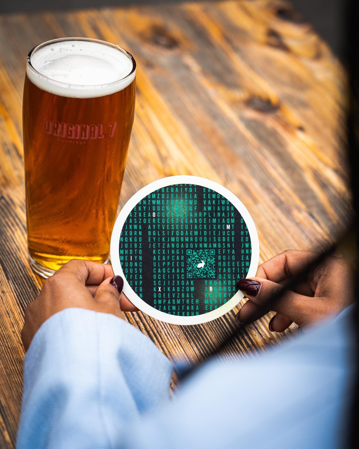 Find the 90&rsquo;s movie name in the Matrix Code on our 7 different beer mats scattered across all of our participating bars in Cork City. Crack all 7 and win a trip to Wonderland (Or Original 7 Beverage Co Merch, Brewery Tours and Bar Tab!)

Follow