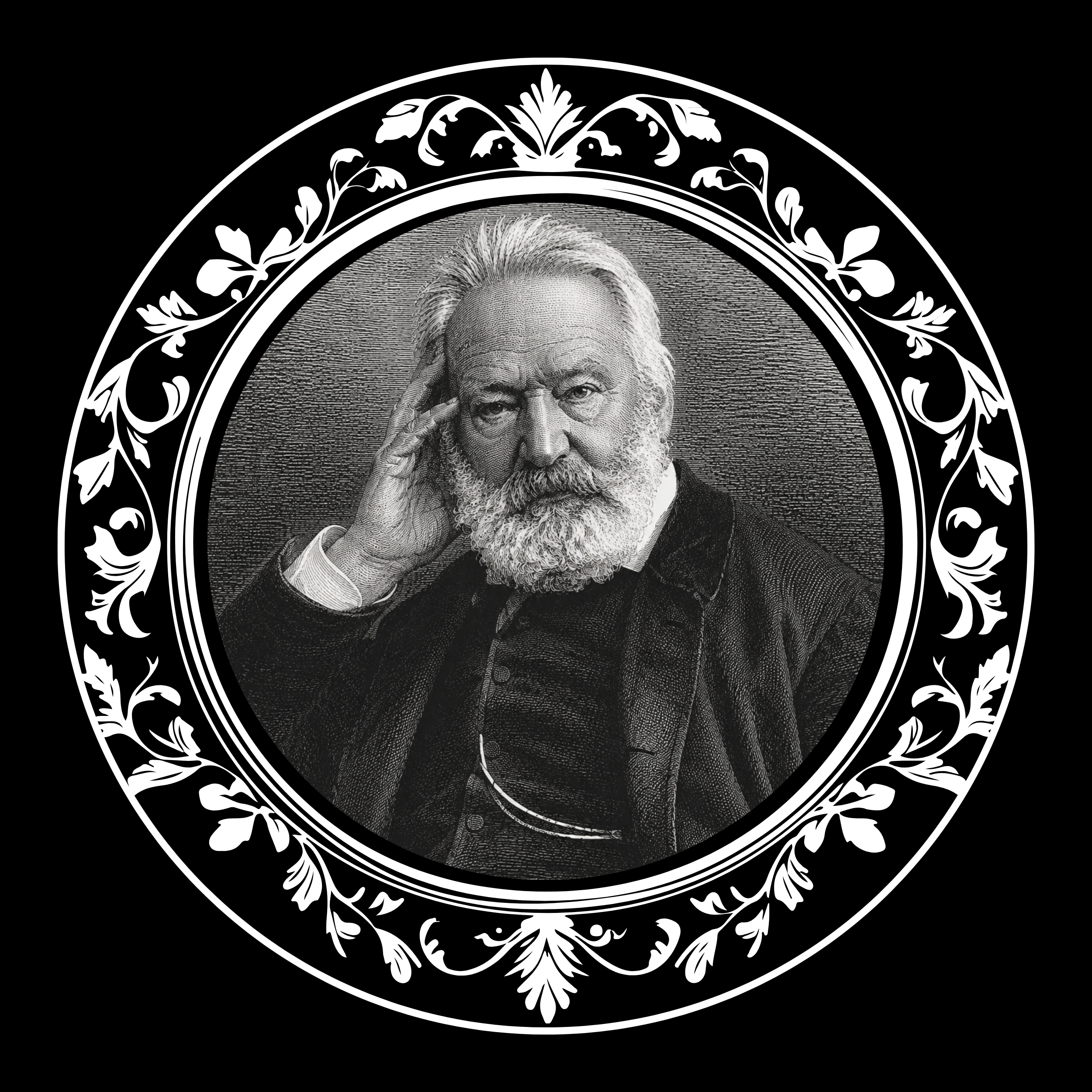 Portrait de Victor Hugo 