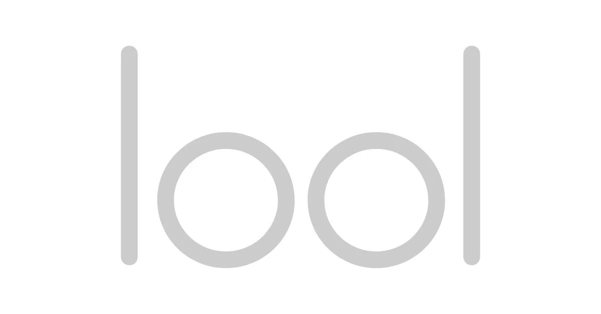 Lool eyewear logo in a light grey. - lool eyewear - Helio Optometry in Edmonton