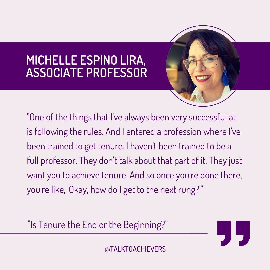 This week we&rsquo;re talking to Michelle (@guesthandle). 

Michelle is a tenured associate professor at a public university, who's been diligently making her way up the ranks in academia. She's now on a rigorous track to advance to the next level of