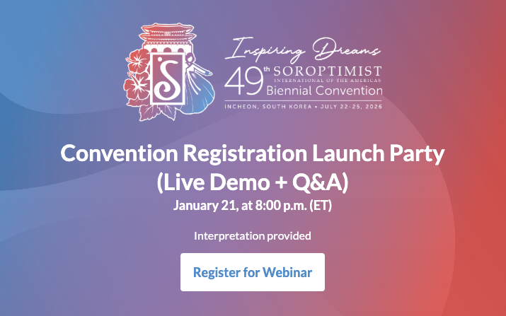 Junte-se a nós na festa de lançamento das inscrições para a convenção, no dia 21 de janeiro.