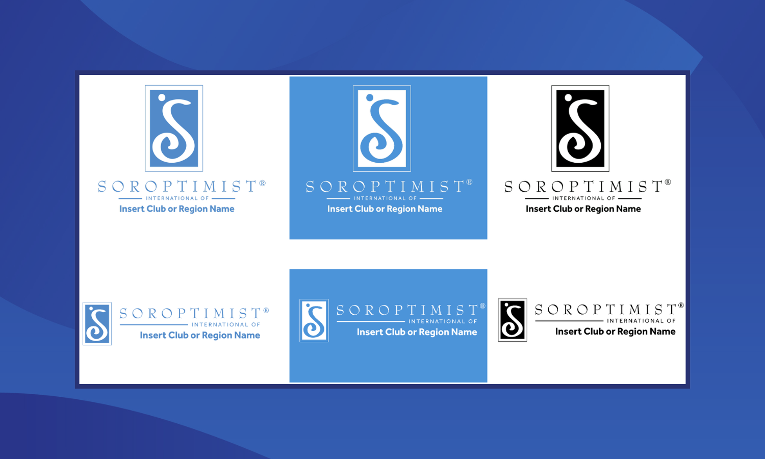 Customizable Logo Use Guidelines for Clubs &amp; Regions