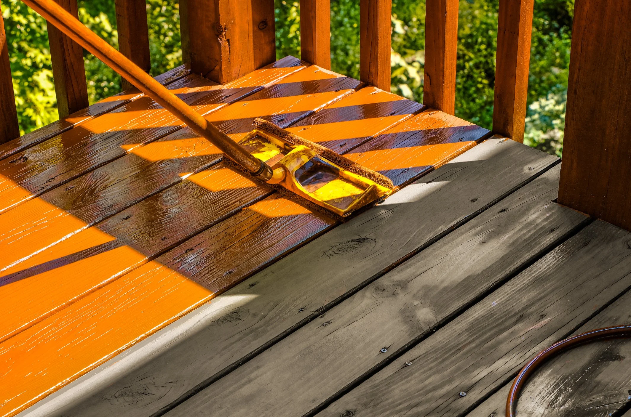Deck project by Villa's Pro Painting Twin Cities