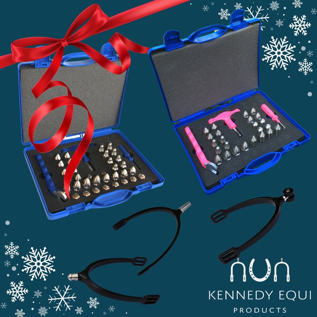 Looking for the perfect gift for that horsey person in your life (or yourself!) We have you sorted.  We have a full range of FEI-approved Spurs and our amazing stud kits with 16, 24 or 32 studs!  Not sure which studs you need.. don't worry we can pic