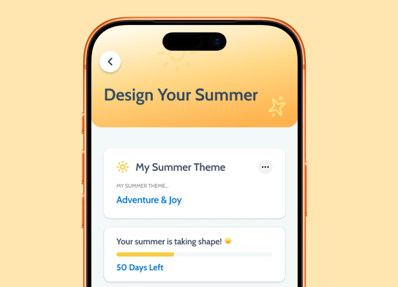 Design your summer on the Happier app