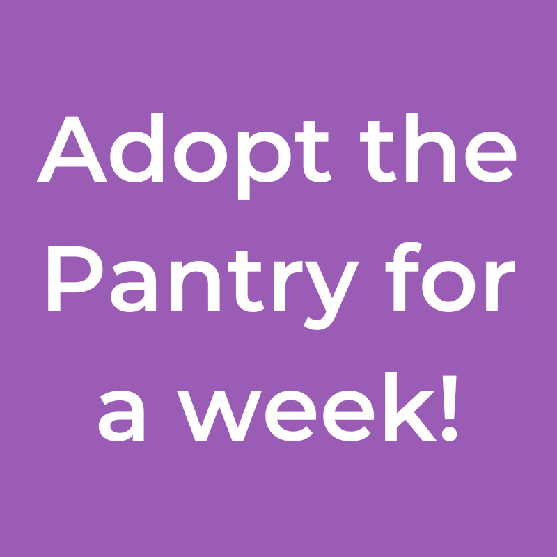 Adopt the pantry for a week