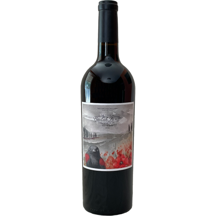 bottle of 2016 Red Blend