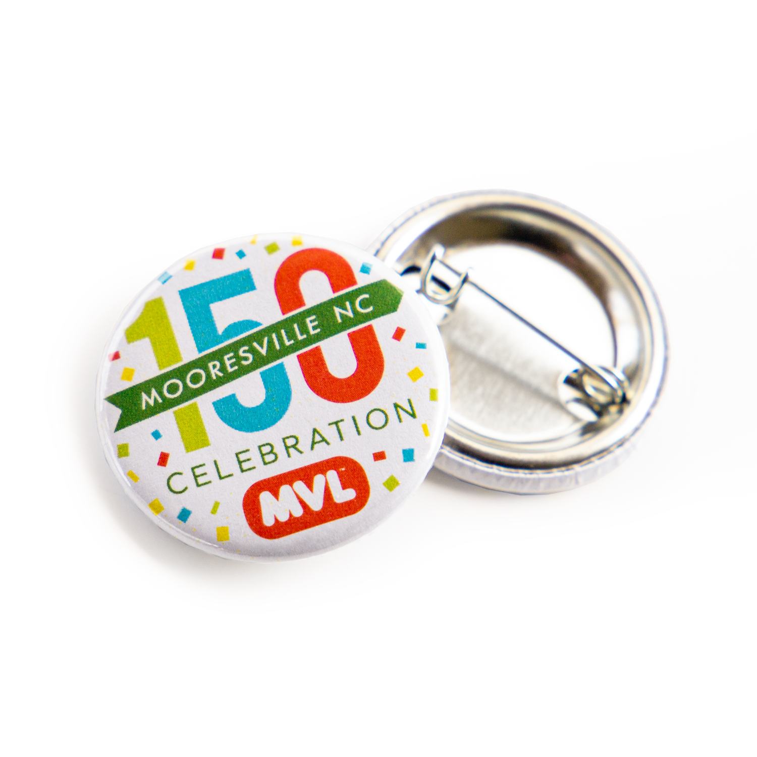 Mooresville's 150th Celebration Pin