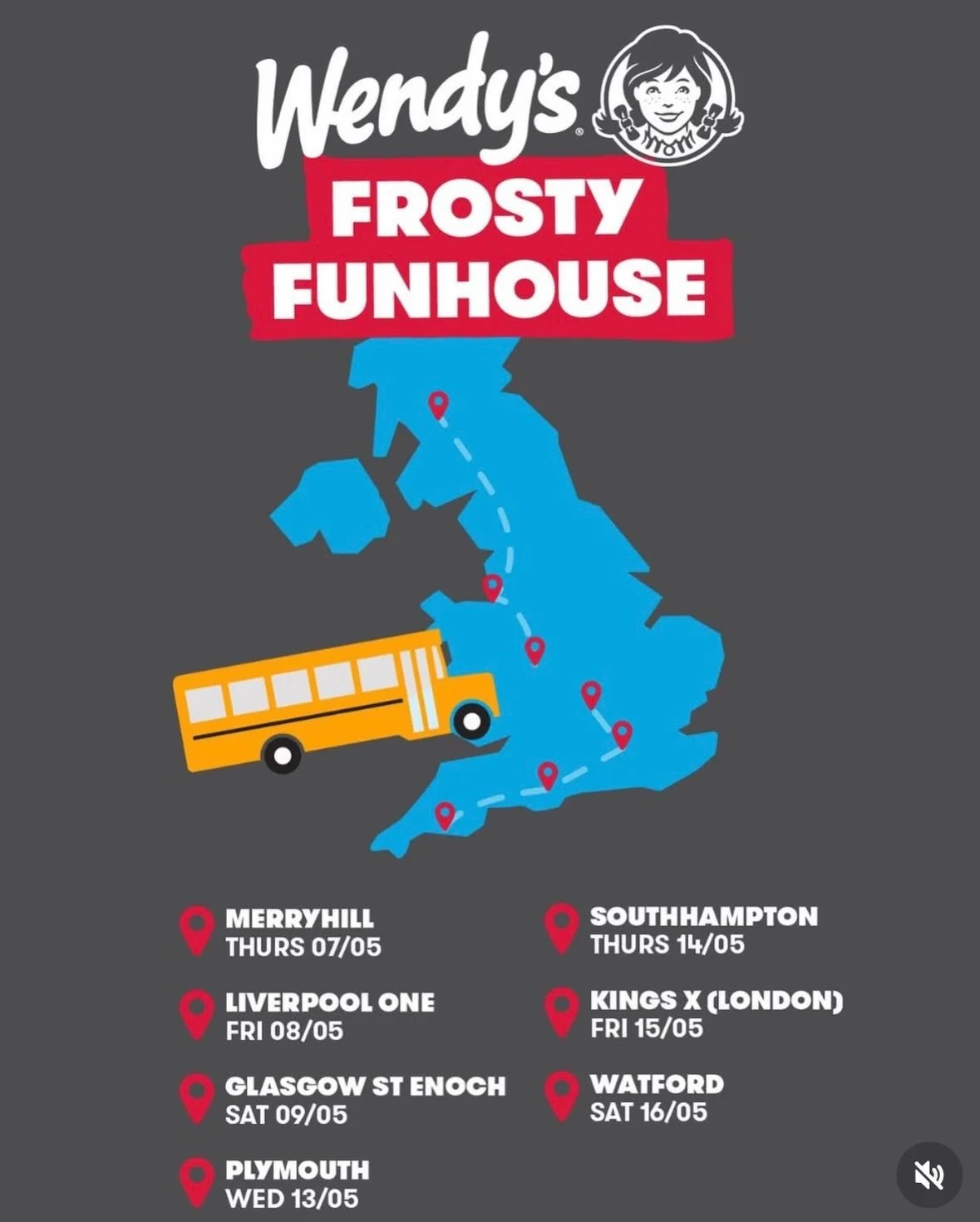 ❤️🤍🩵We&rsquo;re so excited to be braiding in 7️⃣ UK cities over the next few days on the @wendysuk Frosty Funhouse bus tour 🩵🤍❤️

Come and say hi from 11am-5pm here&hellip;

🚌 7th May - Merryhill, Birmingham

🚌 8th May - Liverpool ONE

🚌 9th M