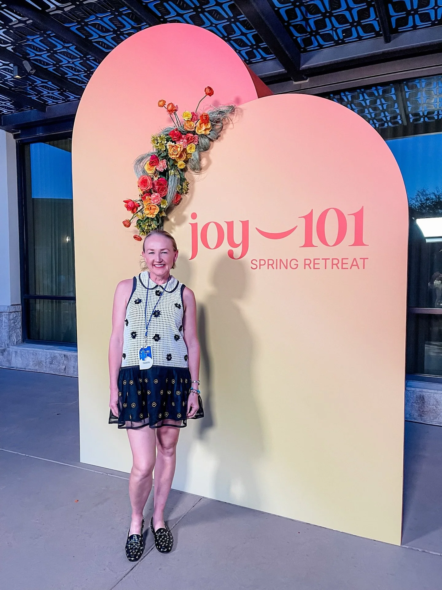 What a SACRED and JOY-FILLED opportunity 📣
 
To attend not only my very first wellness retreat &mdash; but the FIRST EVER @joy101 retreat created by Hoda Kotb. @hodakotb 🤍
 
I met Hoda 11 years ago when I was on The Today Show, for my reality serie