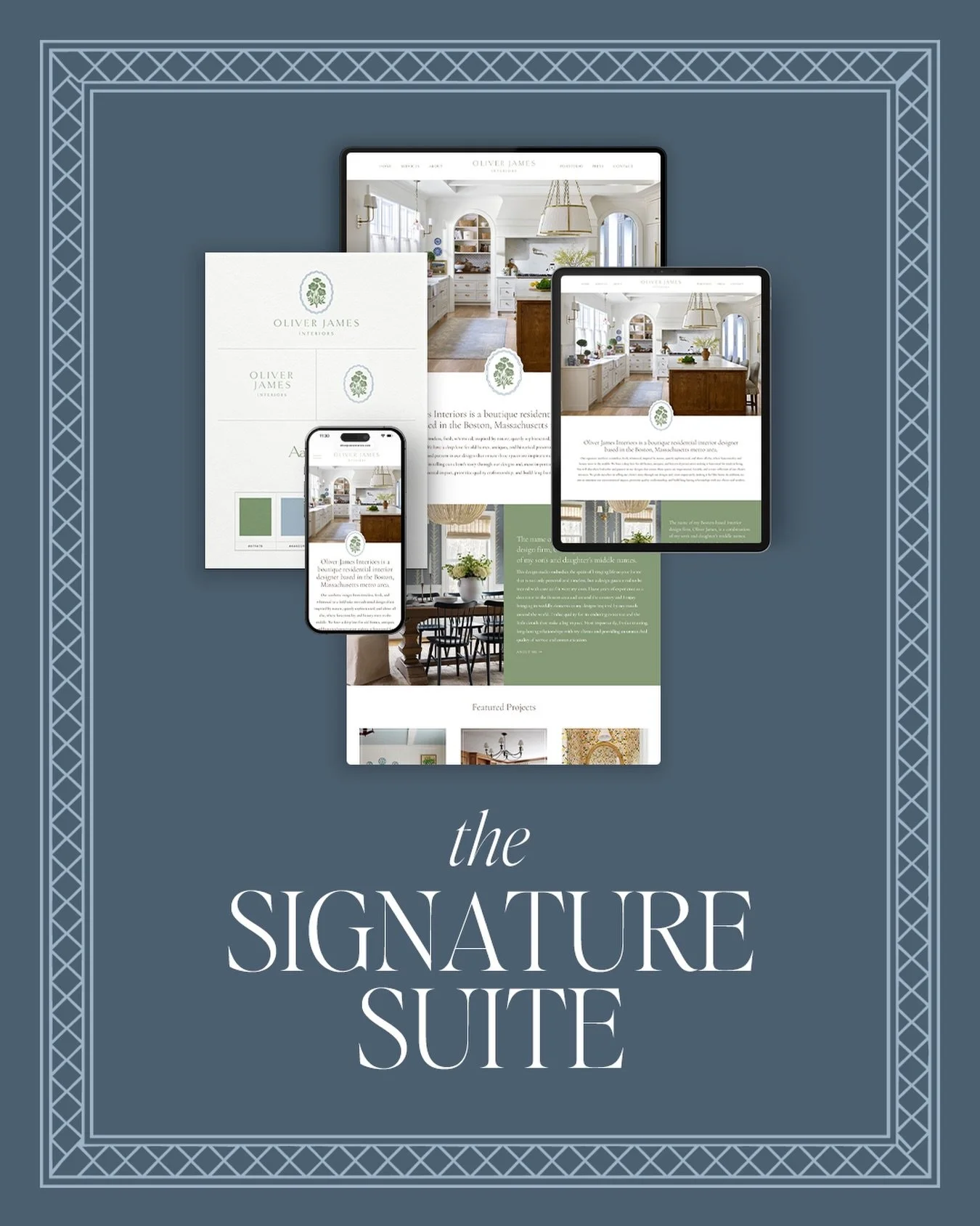 Get to know The Signature Suite, my complete branding and website design experience. 

Whether you&rsquo;re launching something new, ready to retire the DIY version of your brand, or simply feel like your business has outgrown what you have now, this
