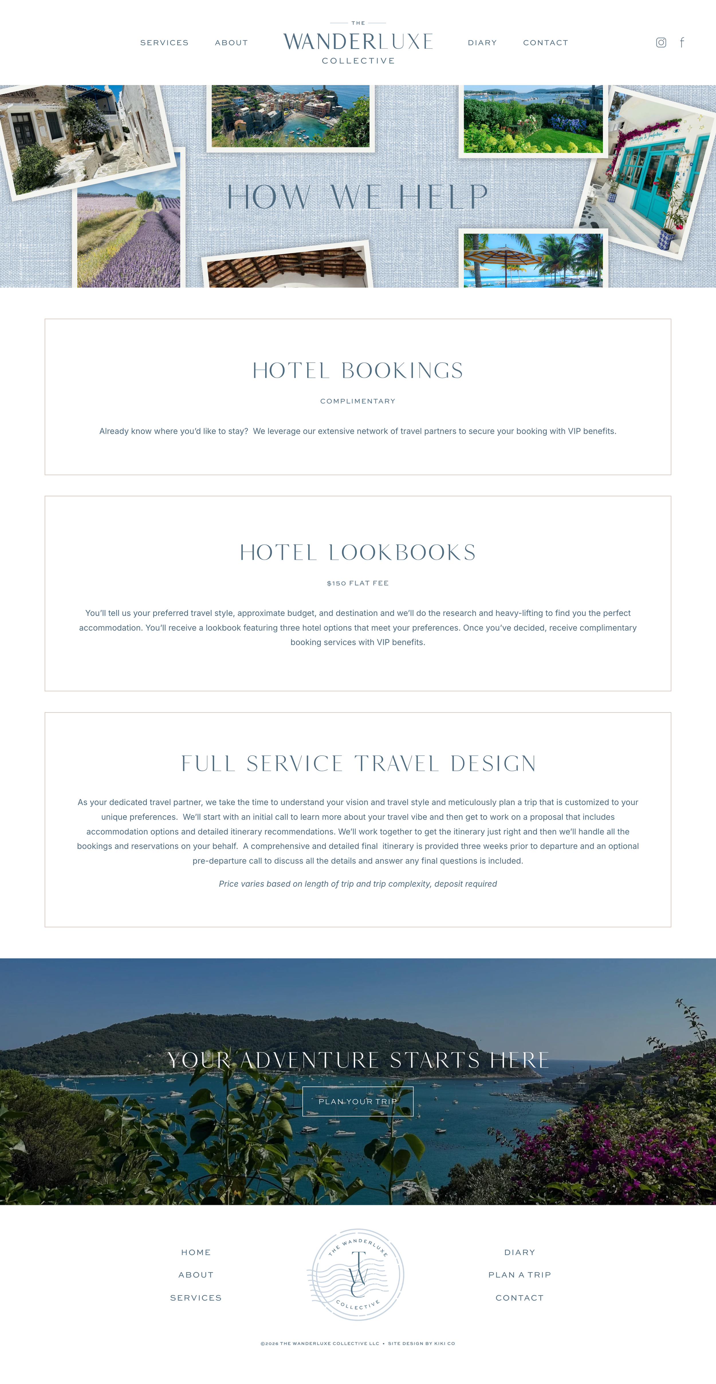 Travel Branding and Squarespace Website Design