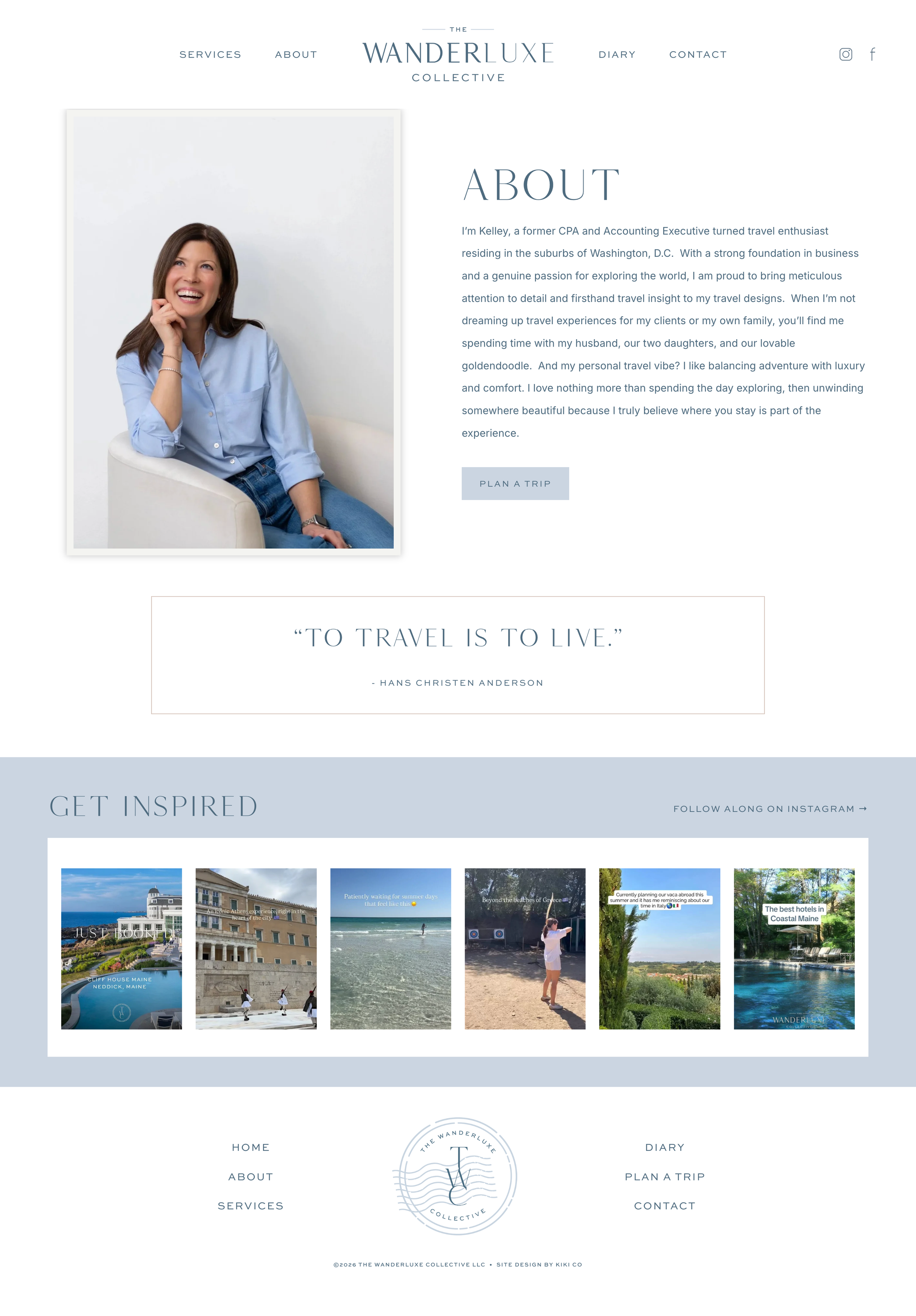 Travel Branding and Squarespace Website Design