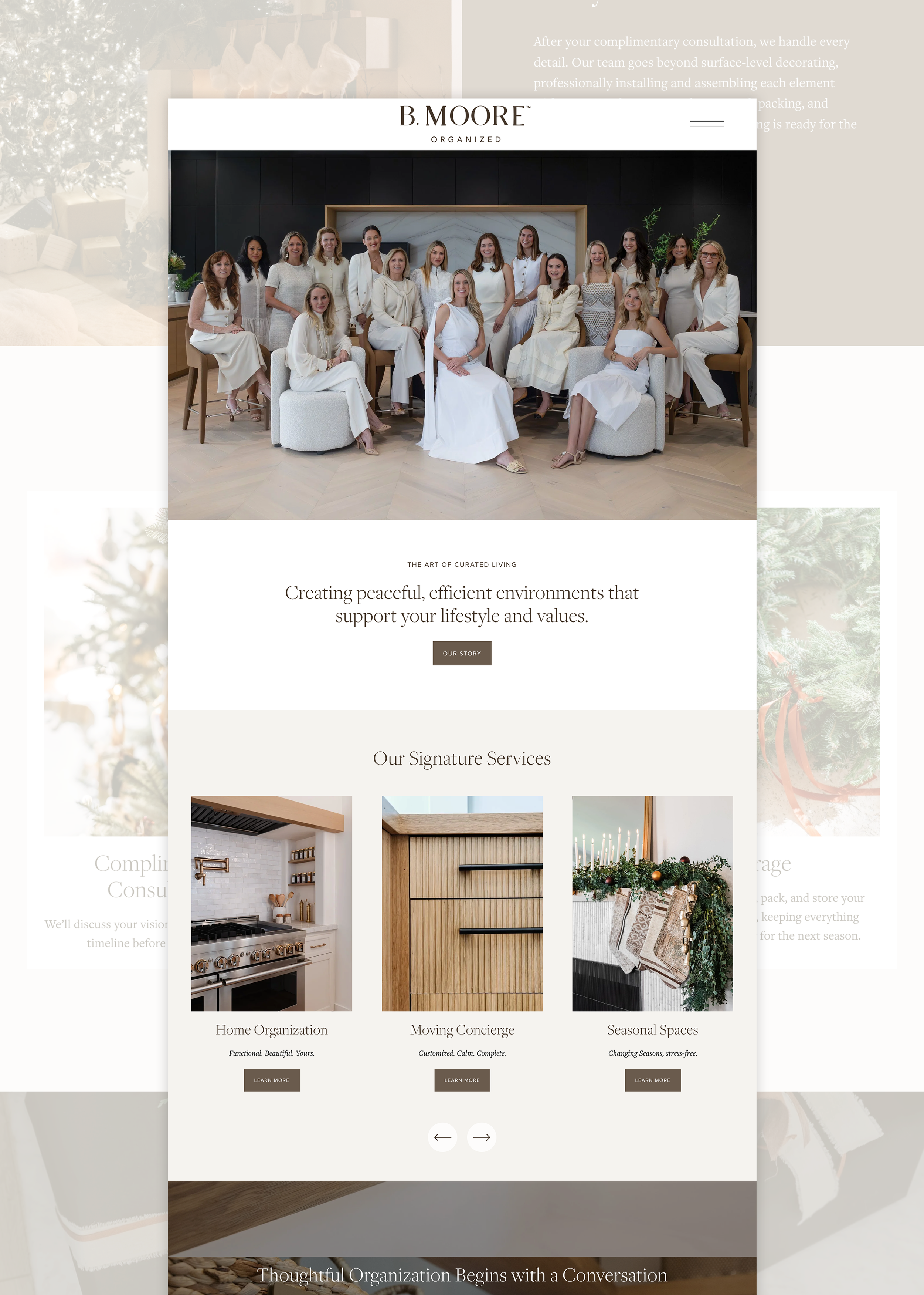 B. Moore Organized