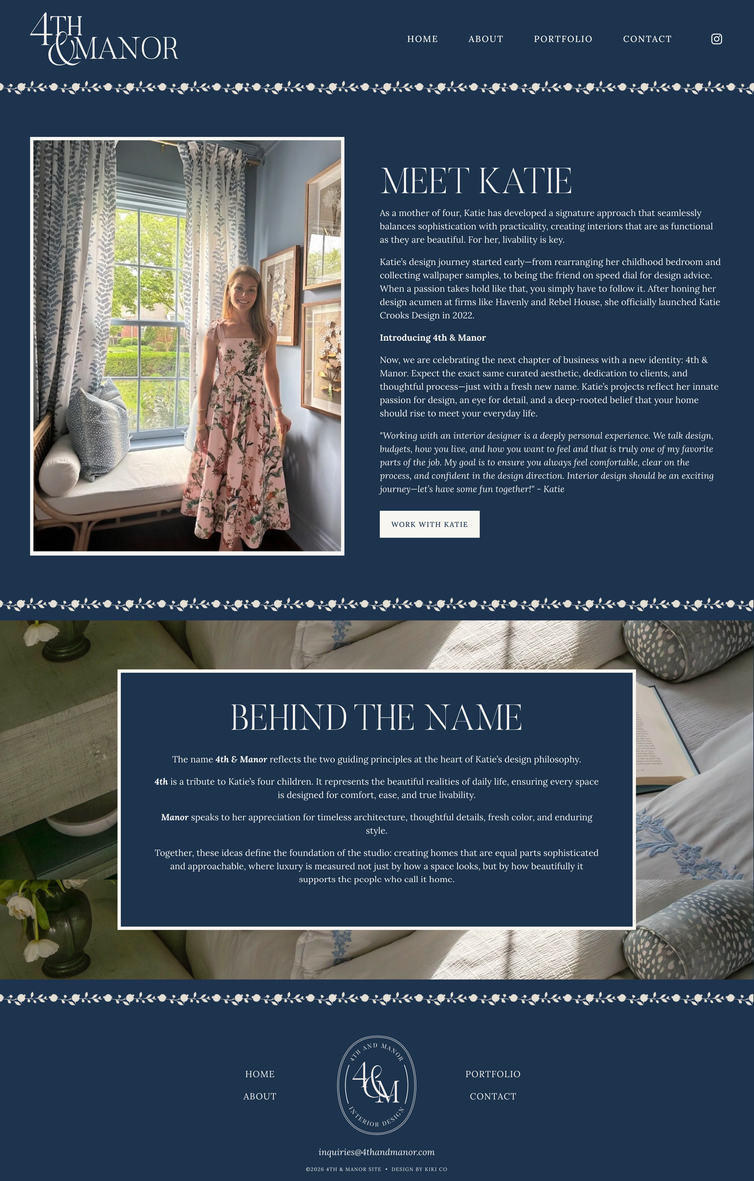 Branding & Squarespace Website Design for Interior Designers