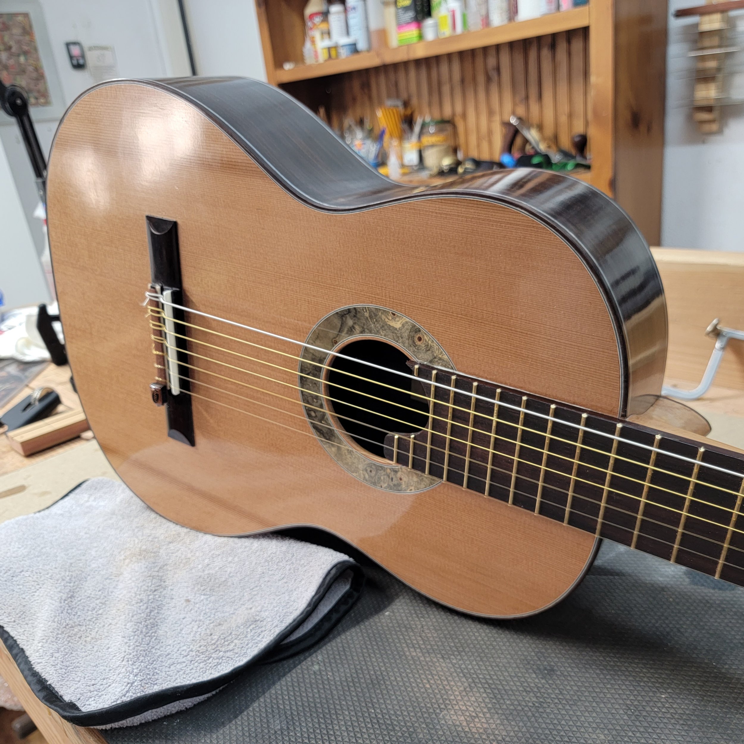 Cedar and Rosewood 7th string.