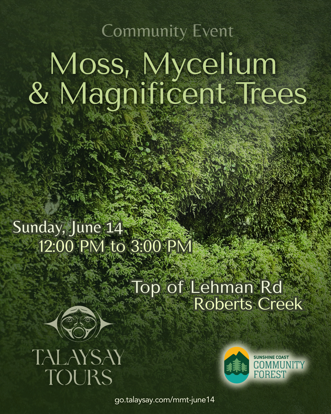 June 14 - Moss, Mycelium &amp; Magnificent Trees