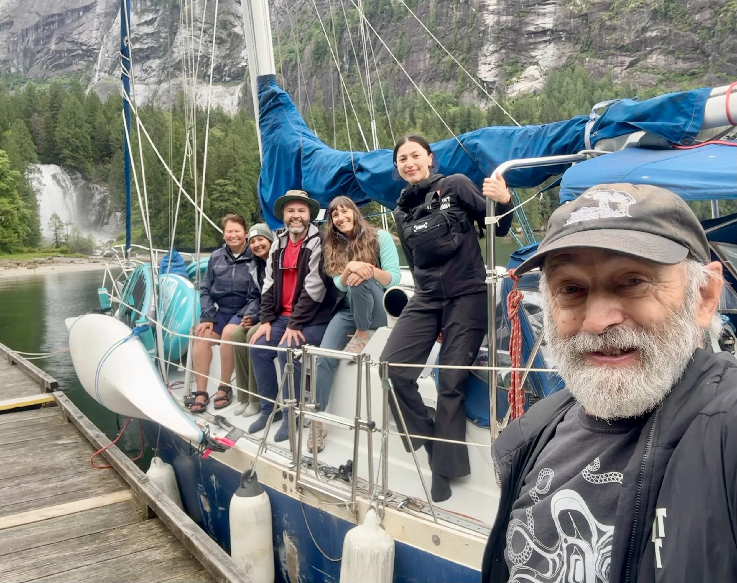 The Kudlik crew at Chatterbox Falls