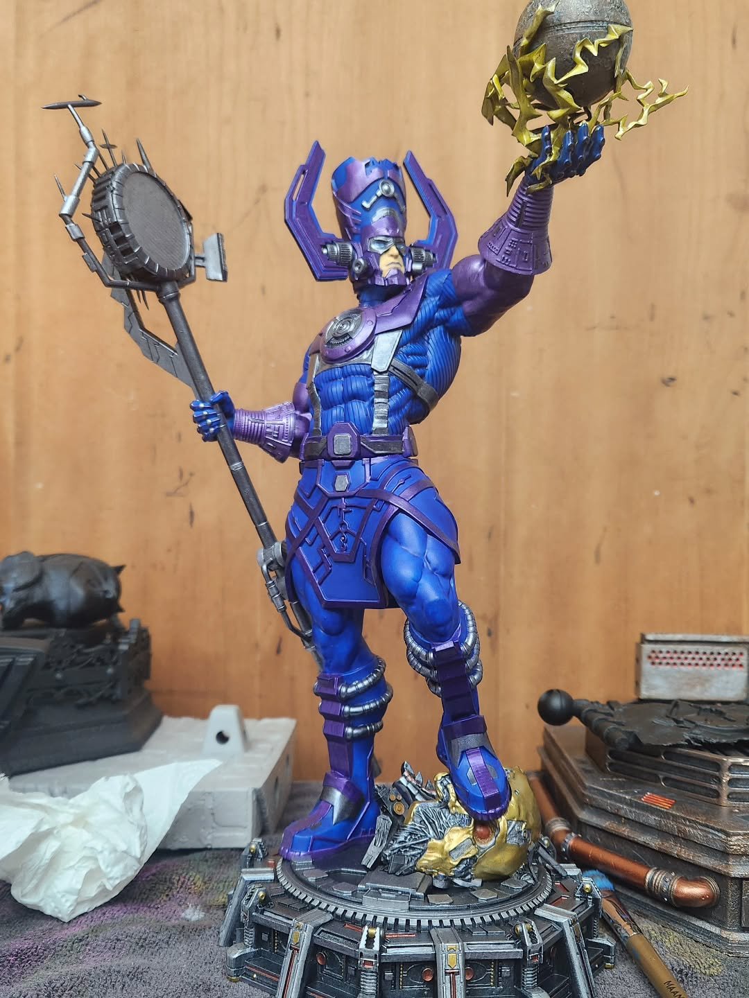 Hand Painted 12" Galactus!

@fantasticfour @marvelstudios @3dwickedart