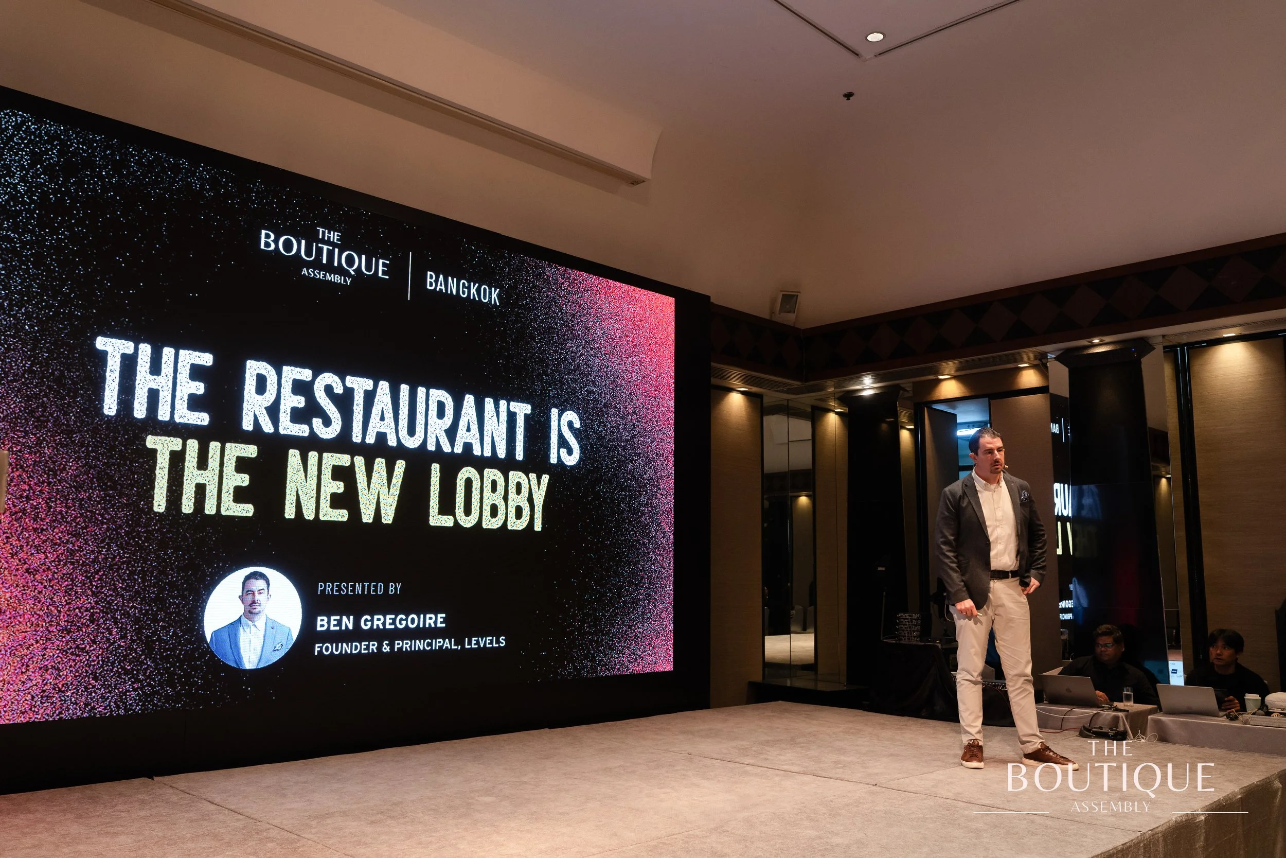 Ben Gregoire presents The Restaurant Is the New Lobby at The Boutique Assembly in Bangkok.