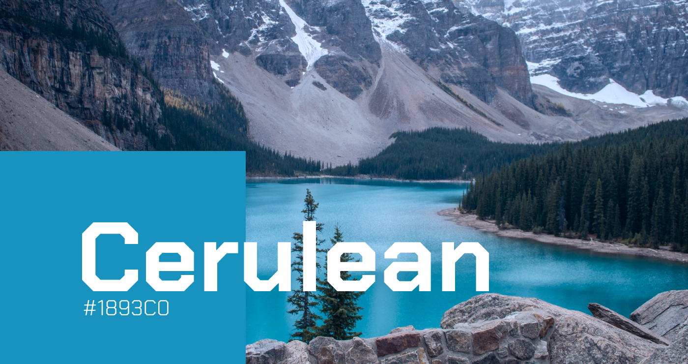 Cerulean blue evokes vitality, energy, and positivity as it is a clear and vibrant color. This color is also associated with calmness and peace. In the financial sector, cerulean blue can be used to reflect technological innovations and the future.