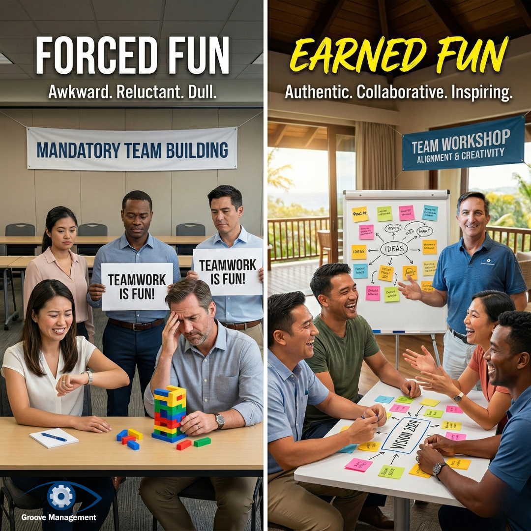 From Forced Fun to Earned Fun: The Secret to a Successful Offsite