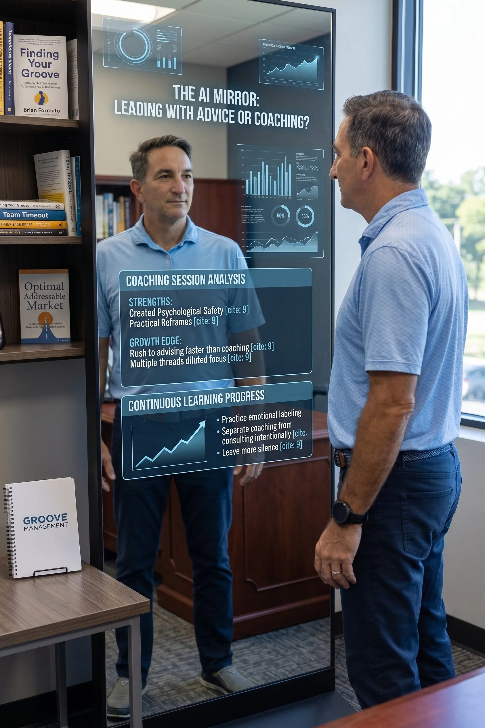 The AI Mirror: Continuous Learning in Executive Coaching