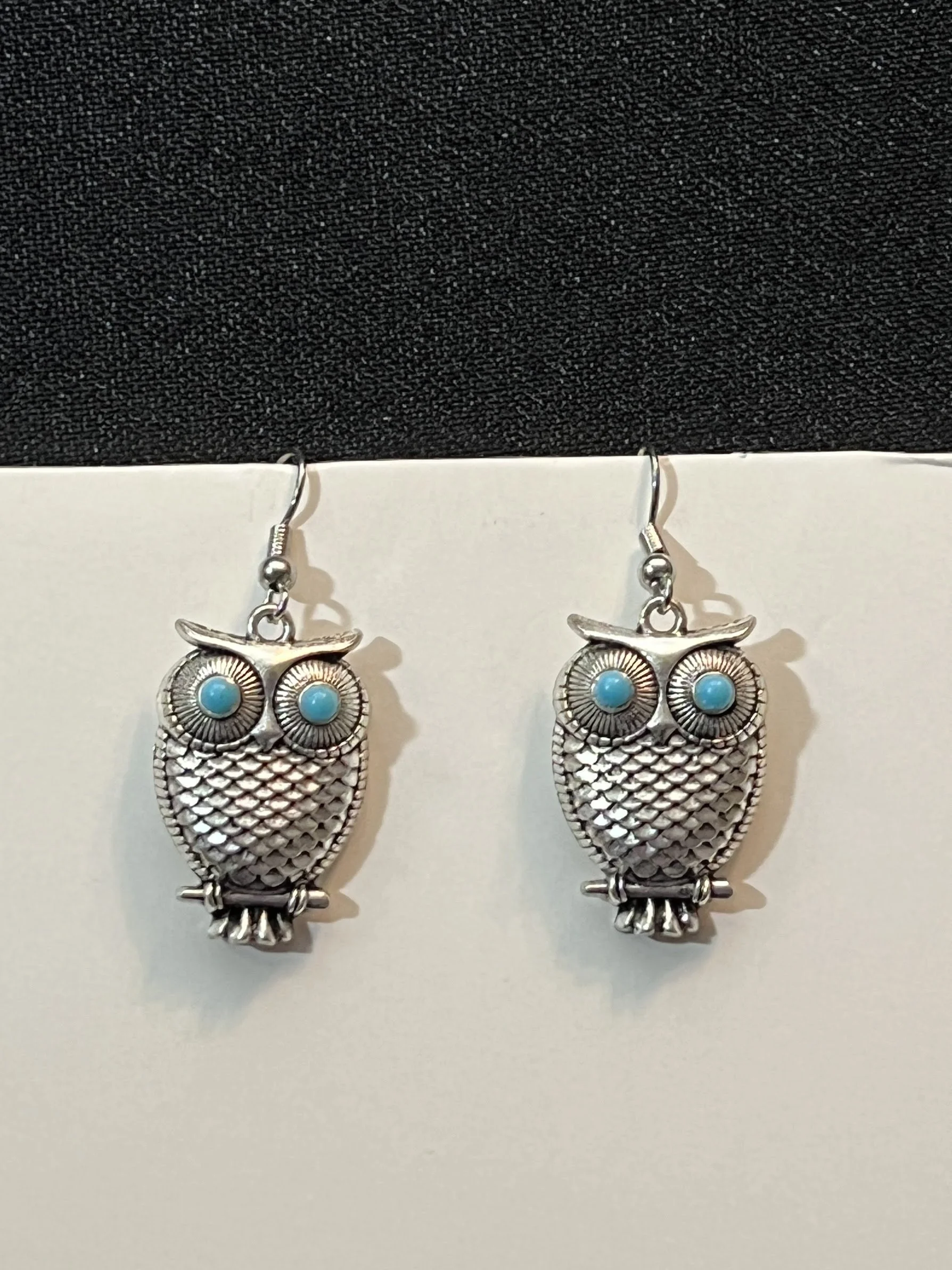 Bohemian Vintage Owl Dangle Earrings