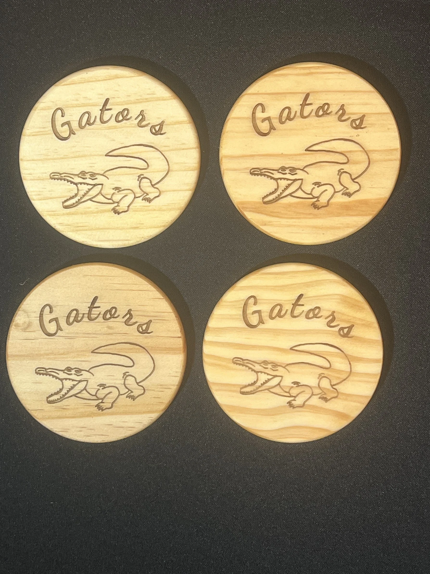 Coasters          Wood          Gators