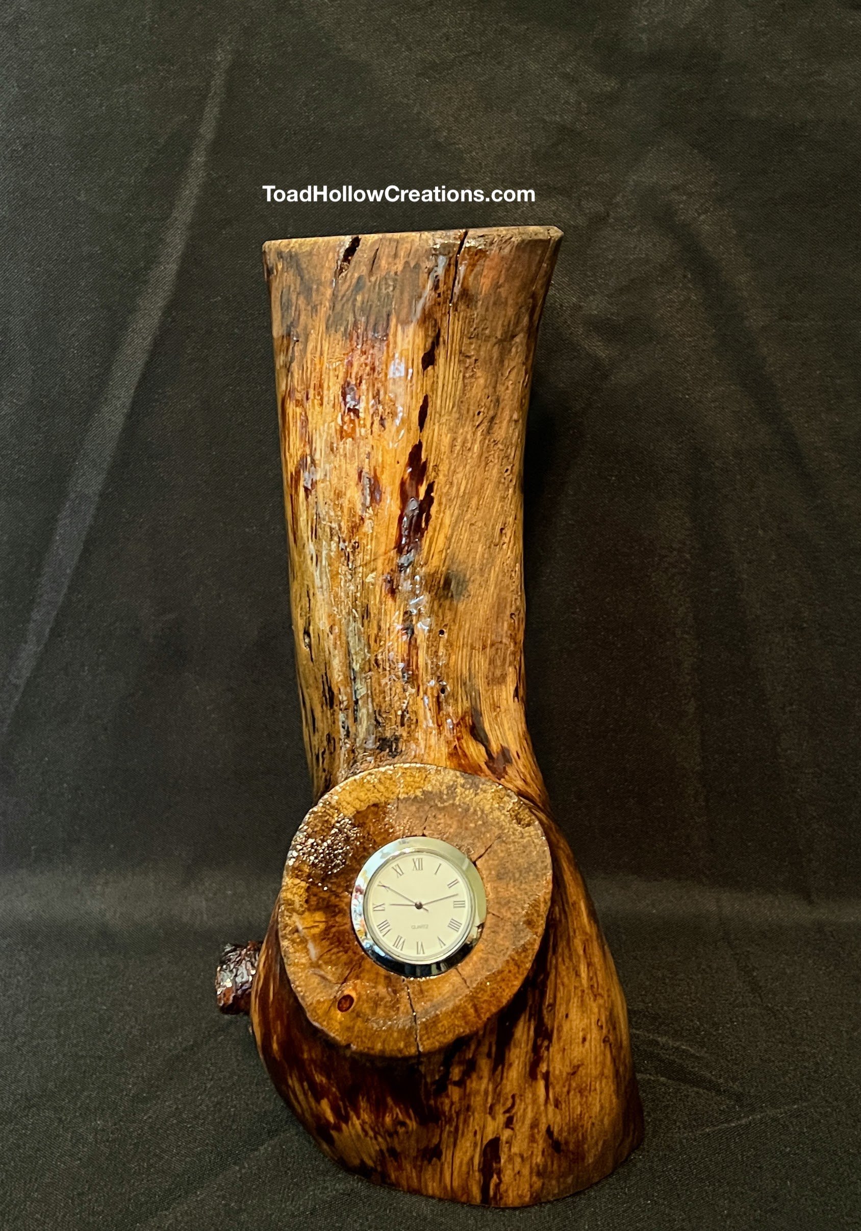 Clock Pinon wood
