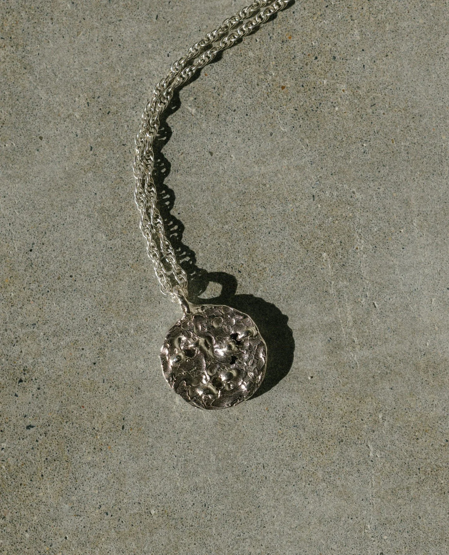 A favourite recent piece. The Moon necklace 🌕