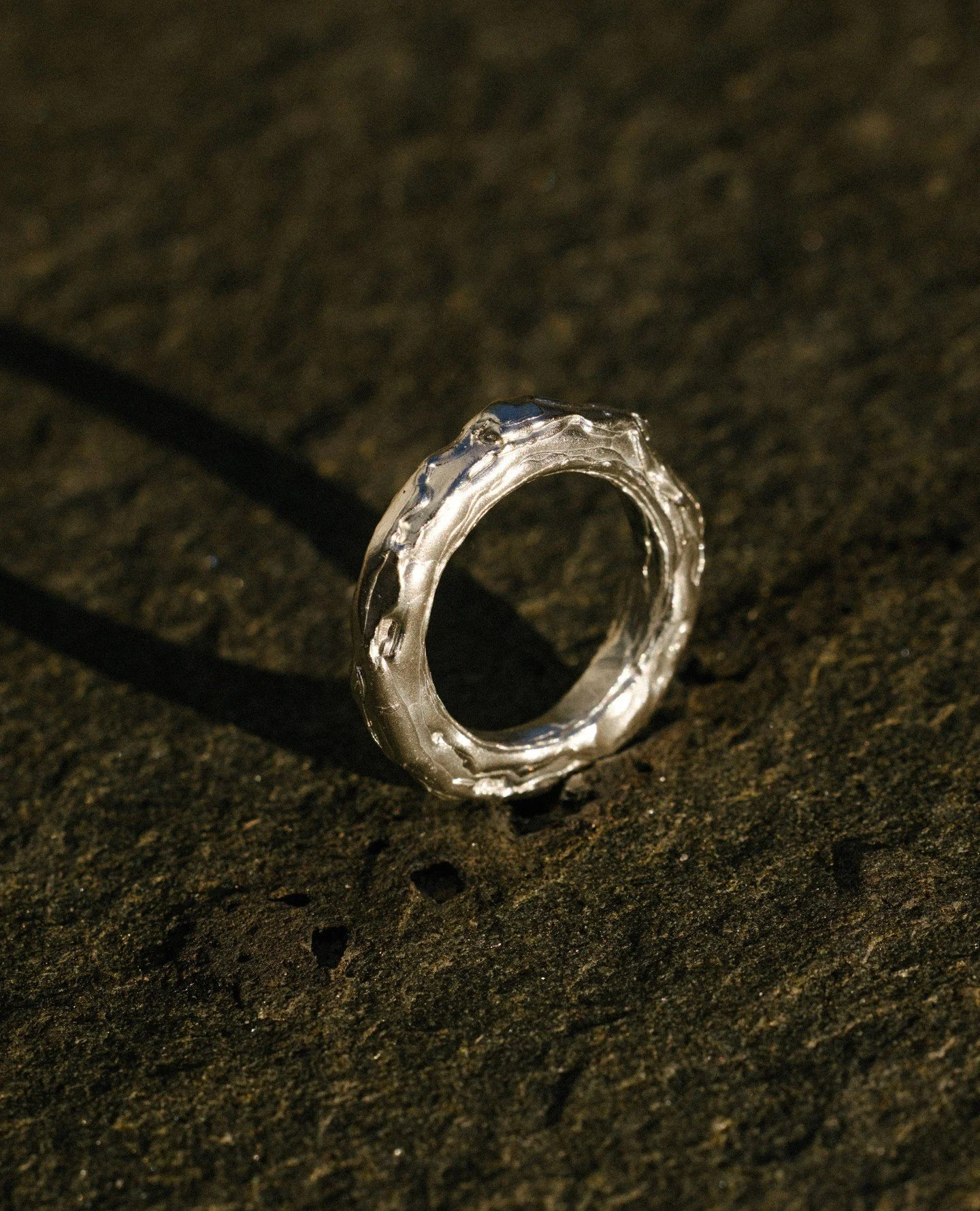 The Flow ring, shaped by hand 🌊