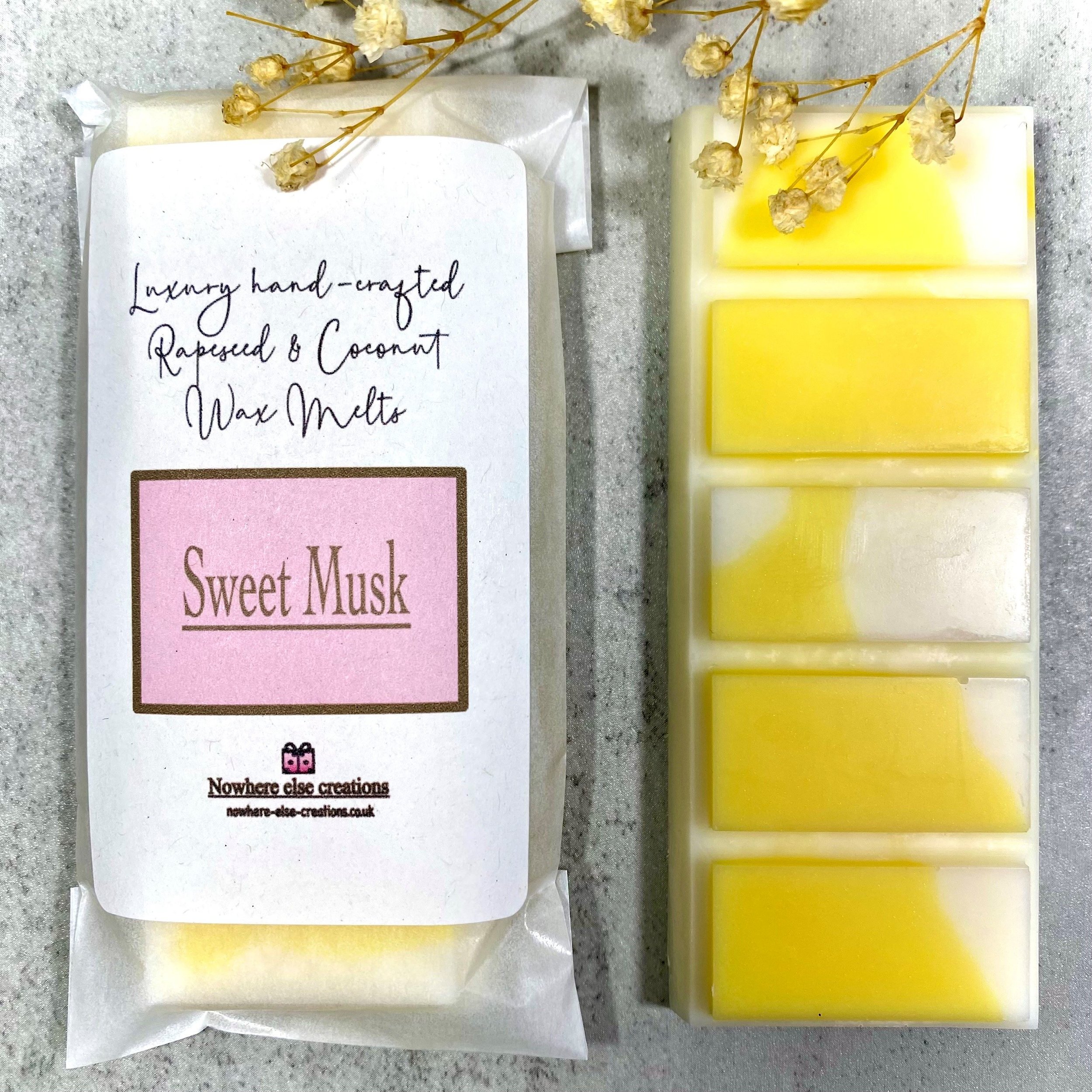 "Sweet Musk" - Luxury Wax Melt Snap-bar