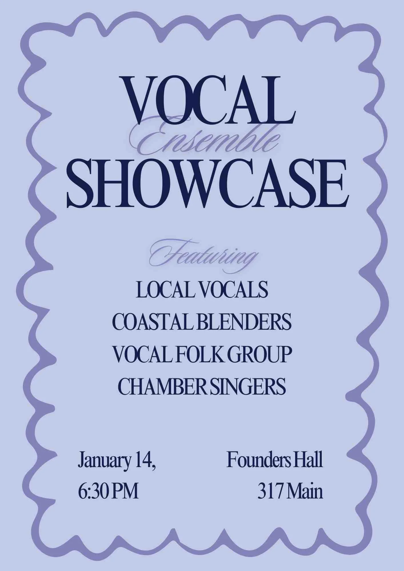Vocal Ensemble Showcase
