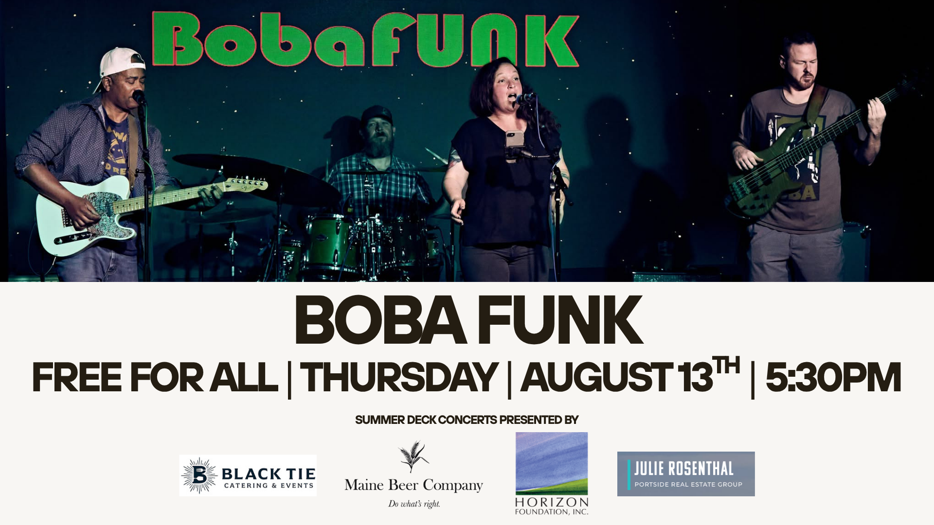 Boba Funk | Summer Deck Music Series