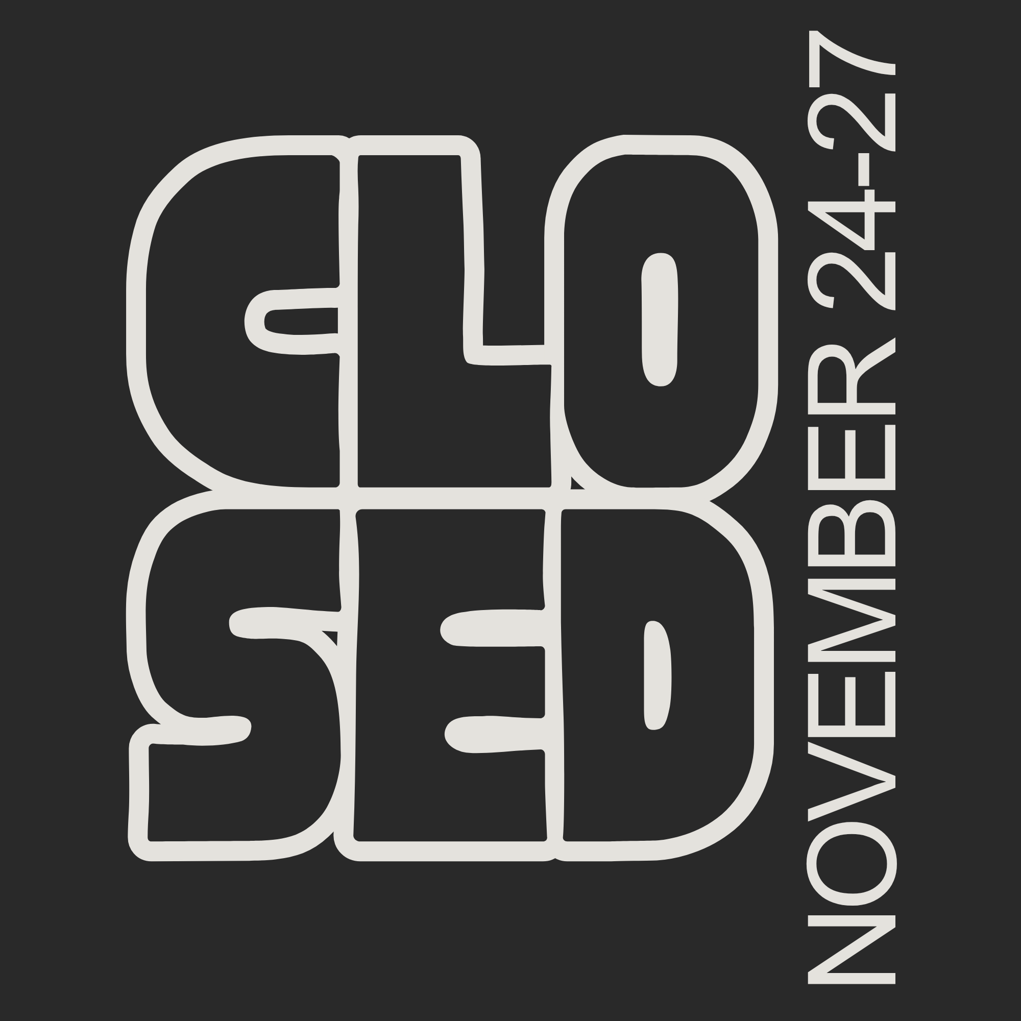 Closed: Thanksgiving Break