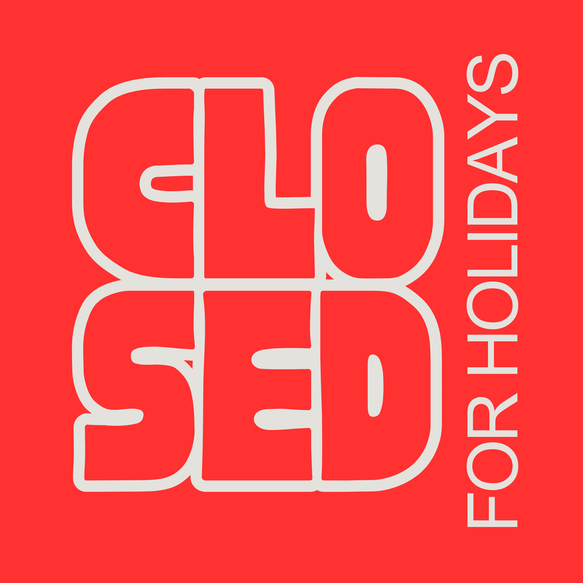 Closed: Holiday Break