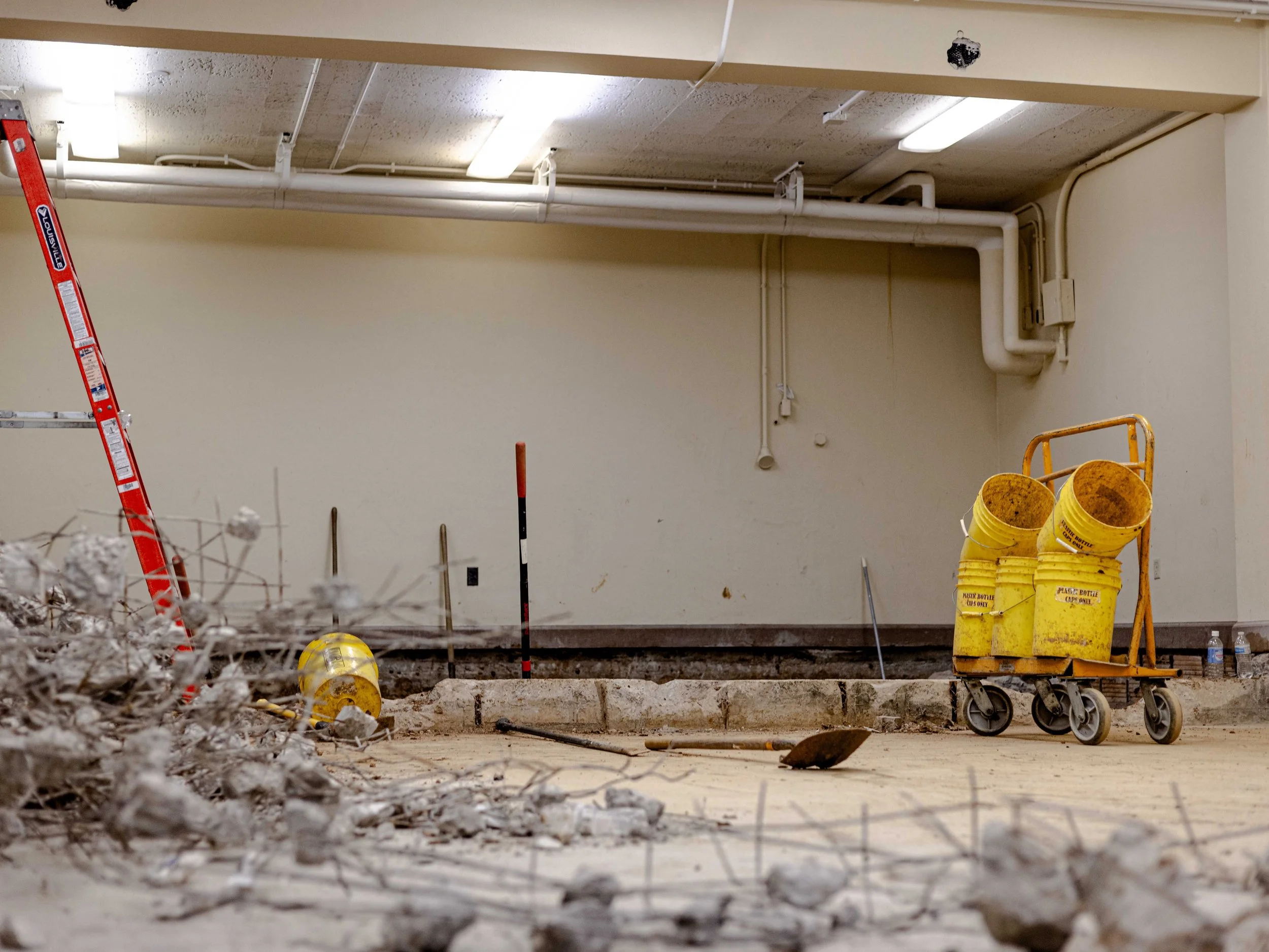 Renovation stage. 