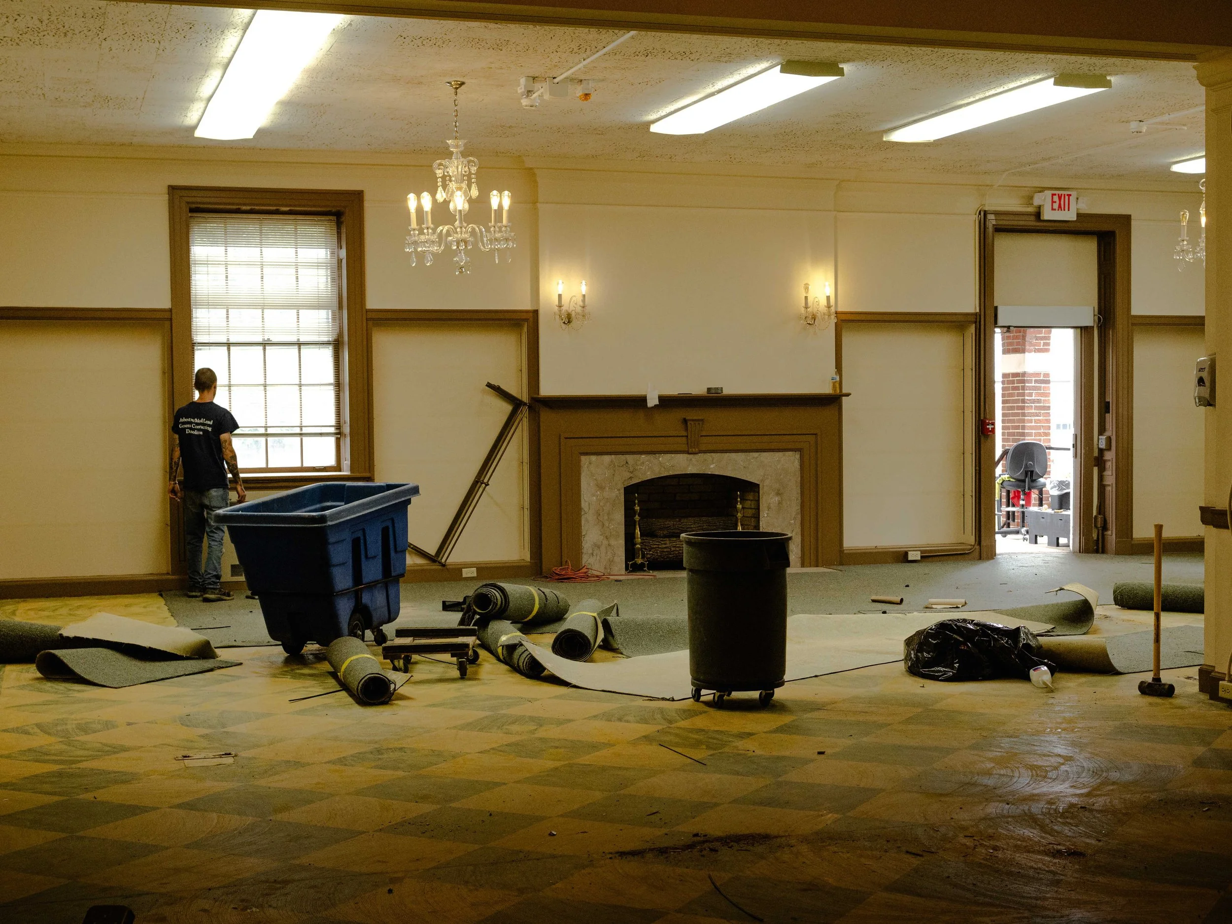 Renovation stage. 